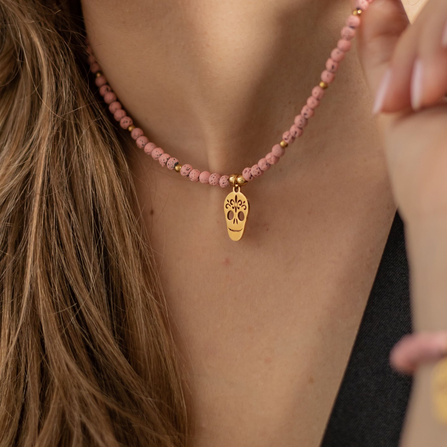 Collar Catrina Volcánica