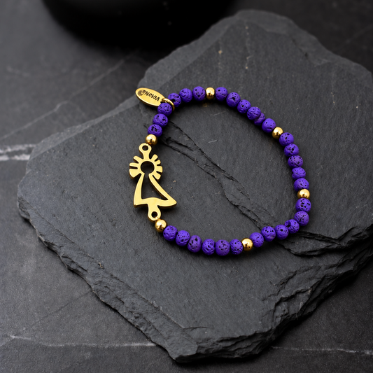 PULSERA VIRGEN DEL PILAR DORADA