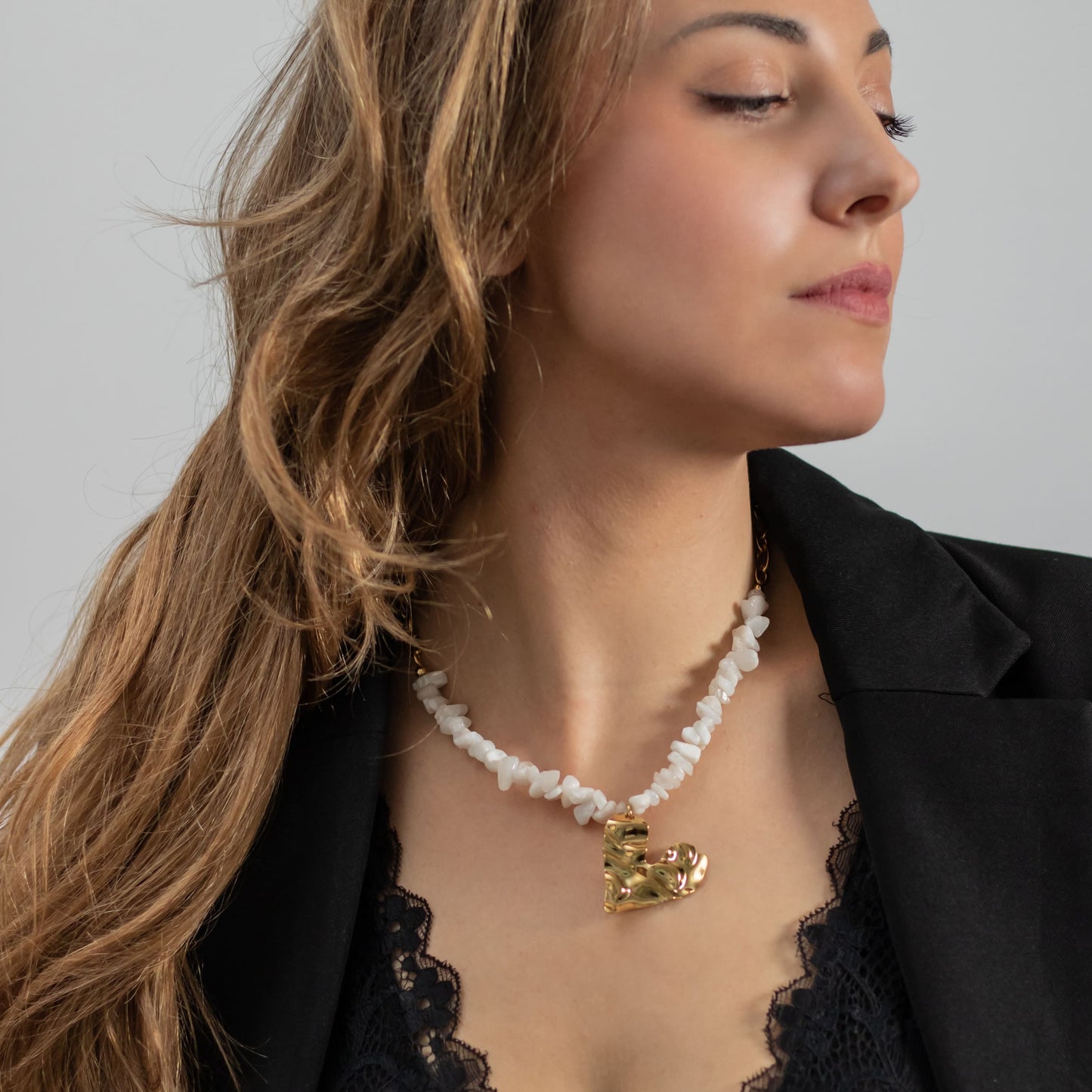 Collar Cuarzo Blanco