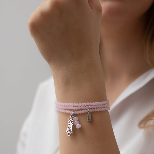 Pulsera Dolce Virgen del Pilar Plateada