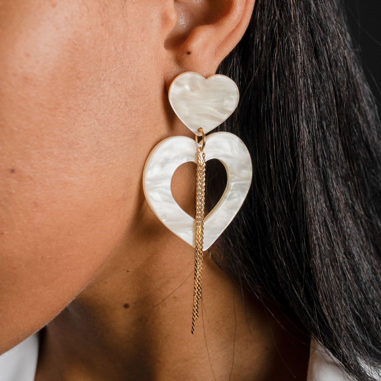 Pendientes Doble Corazón Deluxe