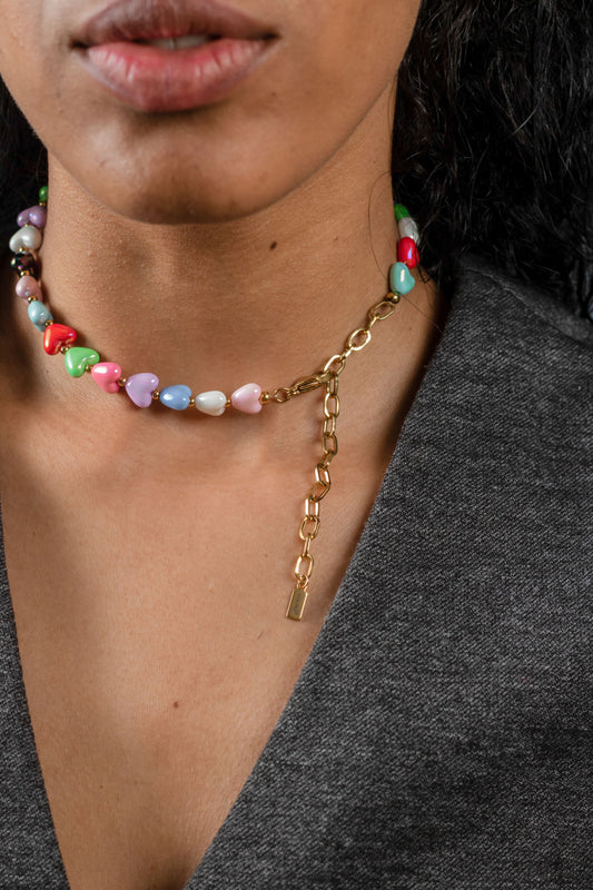 Collar Corazón de Verano