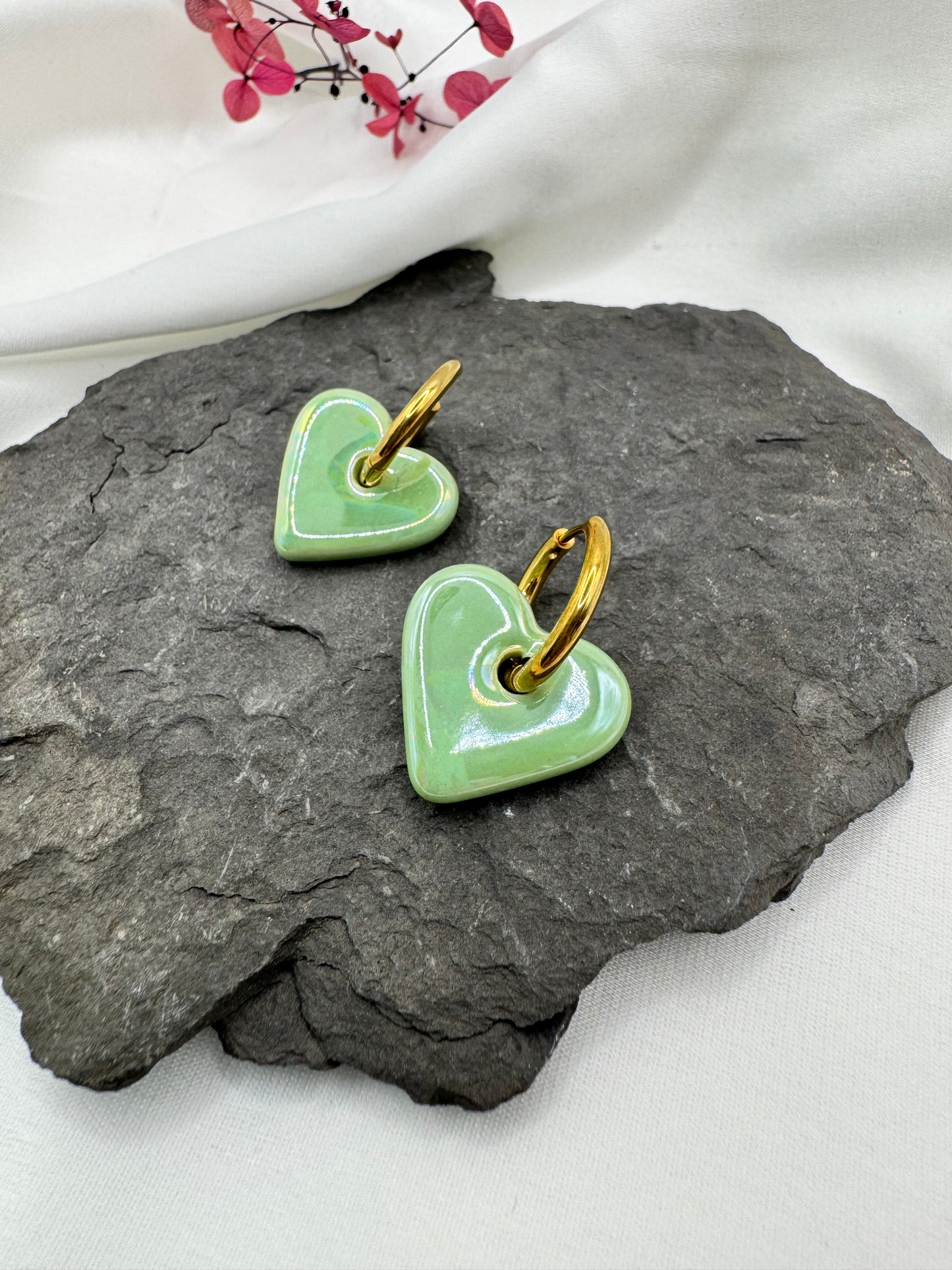 Pendientes Corazón Griego