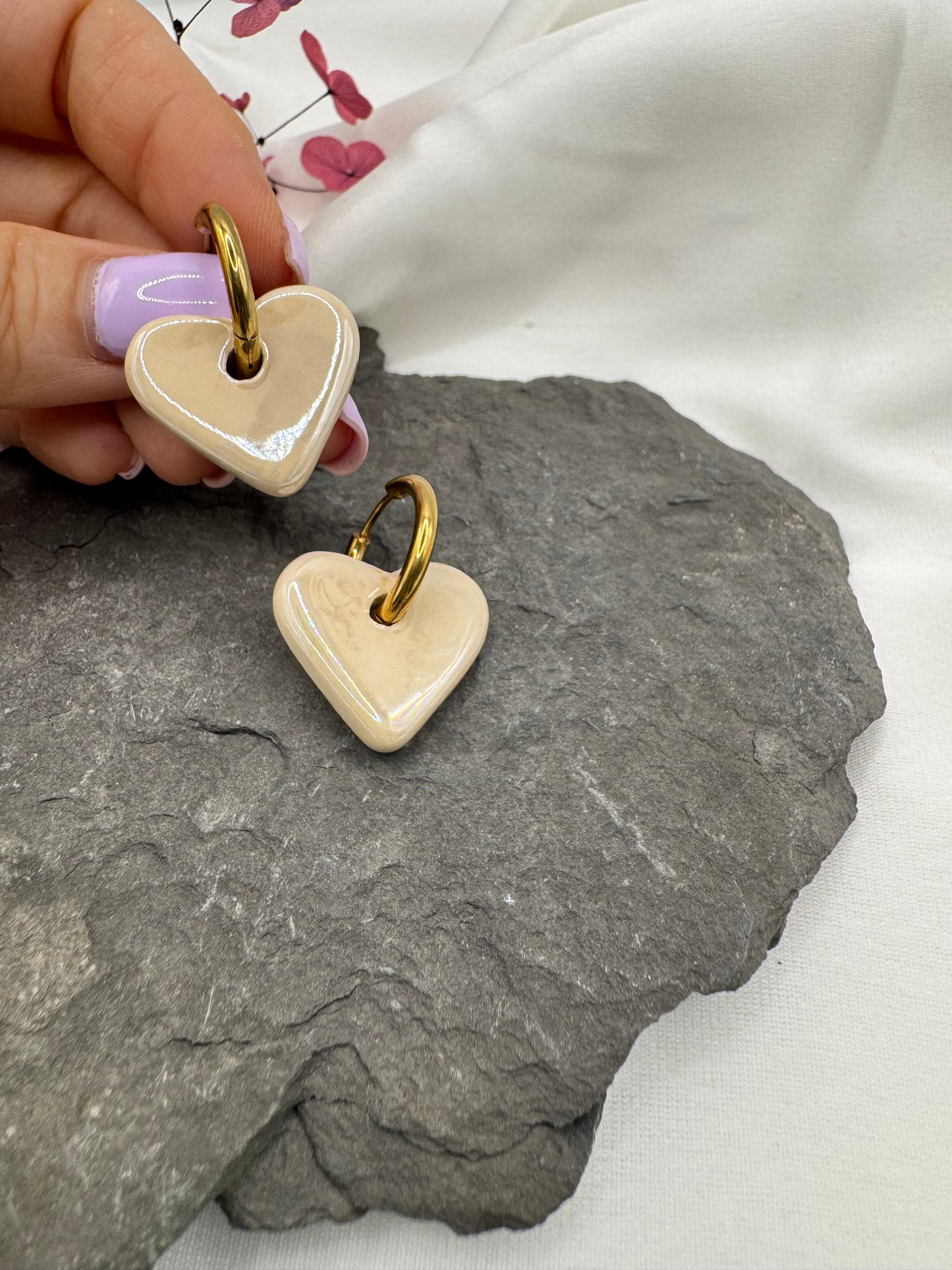 Pendientes Corazón Griego