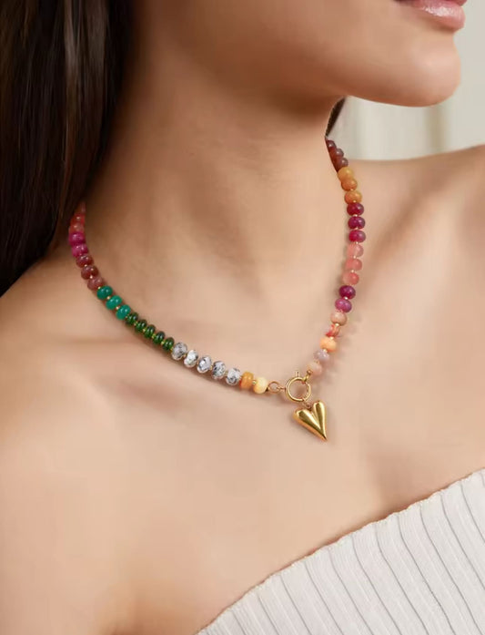 Collar Corazón en Calma