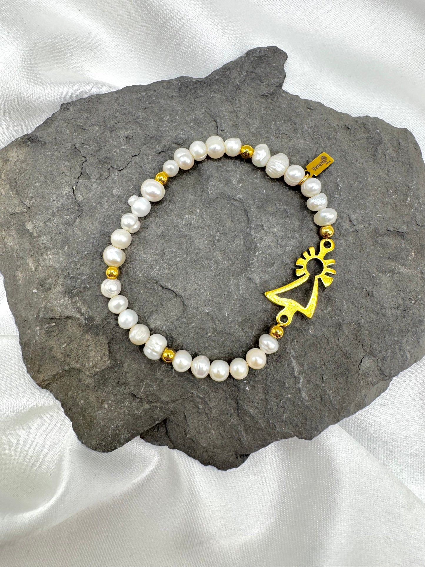 Pulsera Virgen Perlas