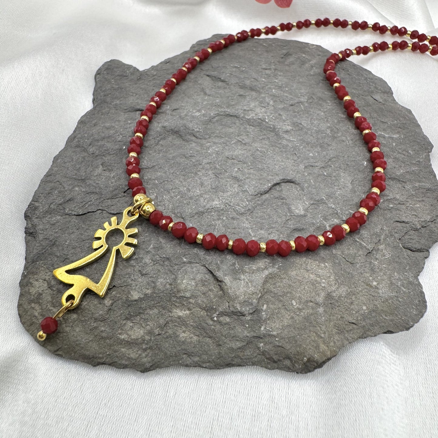 Collar Virgen del Pilar oro