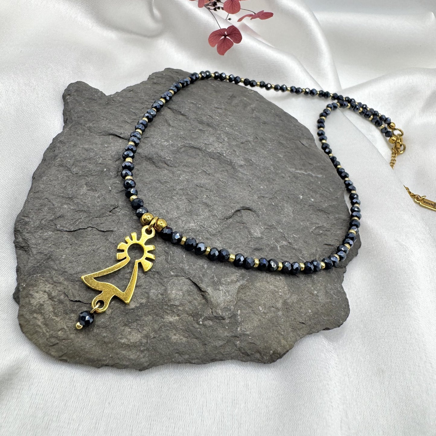 Collar Virgen del Pilar oro