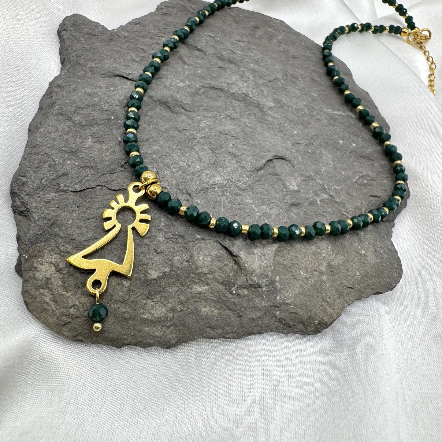 Collar Virgen del Pilar oro