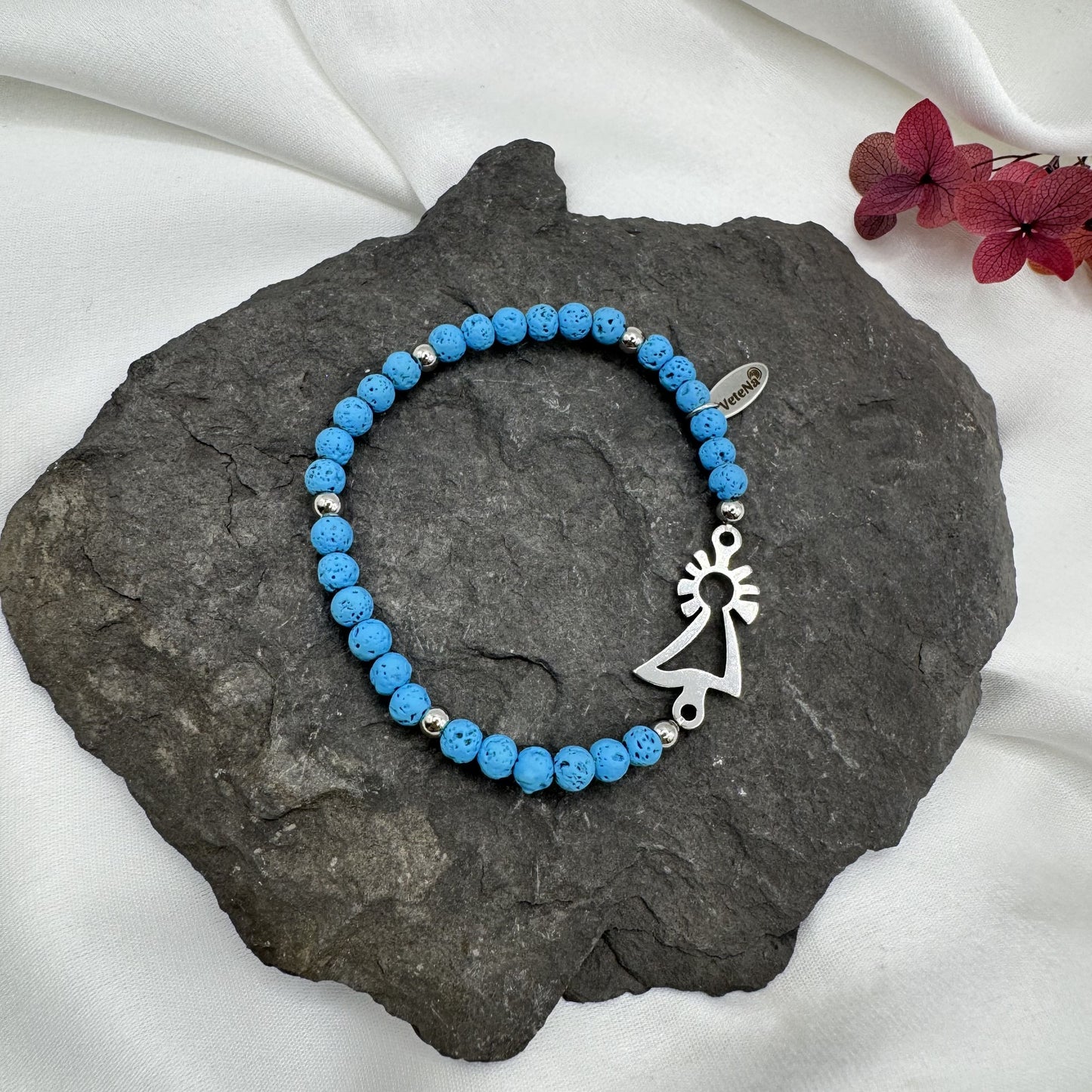 Pulsera Virgen del Pilar acero