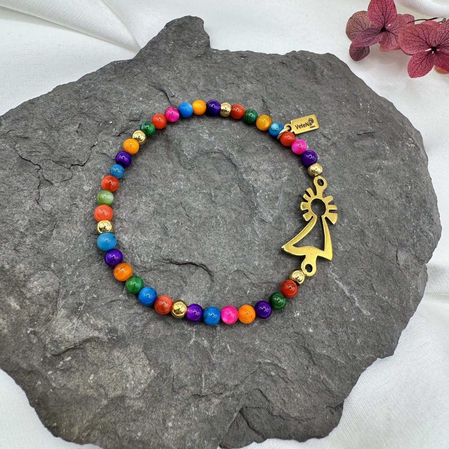 Pulsera Virgen del Pilar cristal