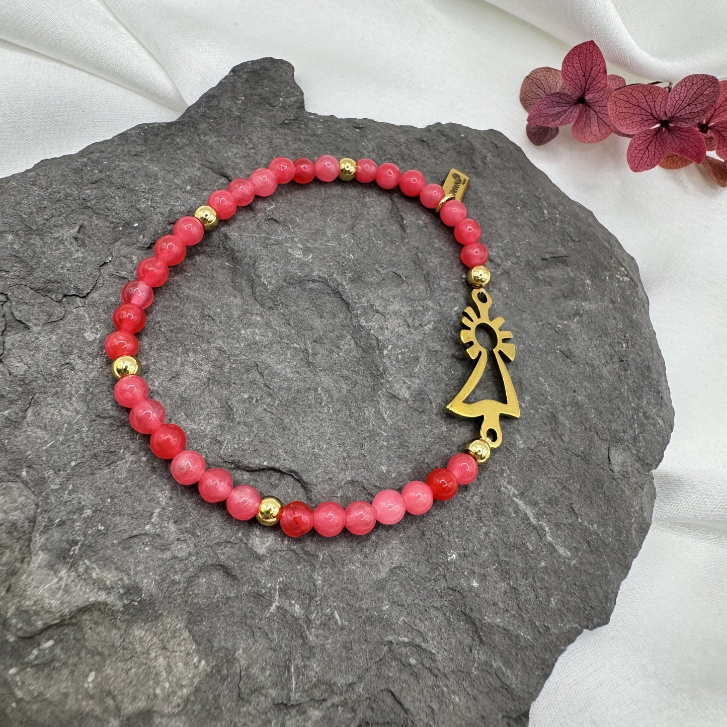 Pulsera Virgen del Pilar cristal