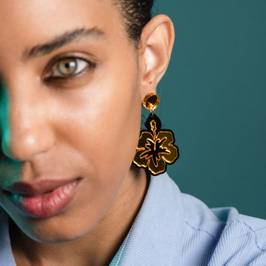 Pendientes Hibisco Deluxe