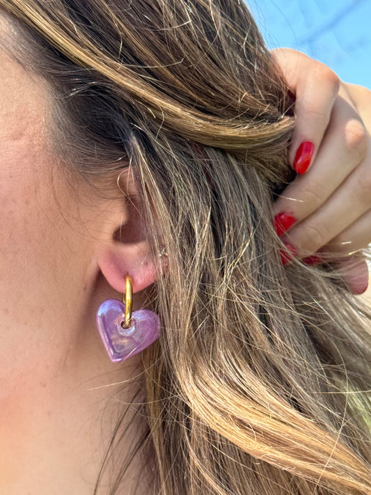 Pendientes Corazón Griego