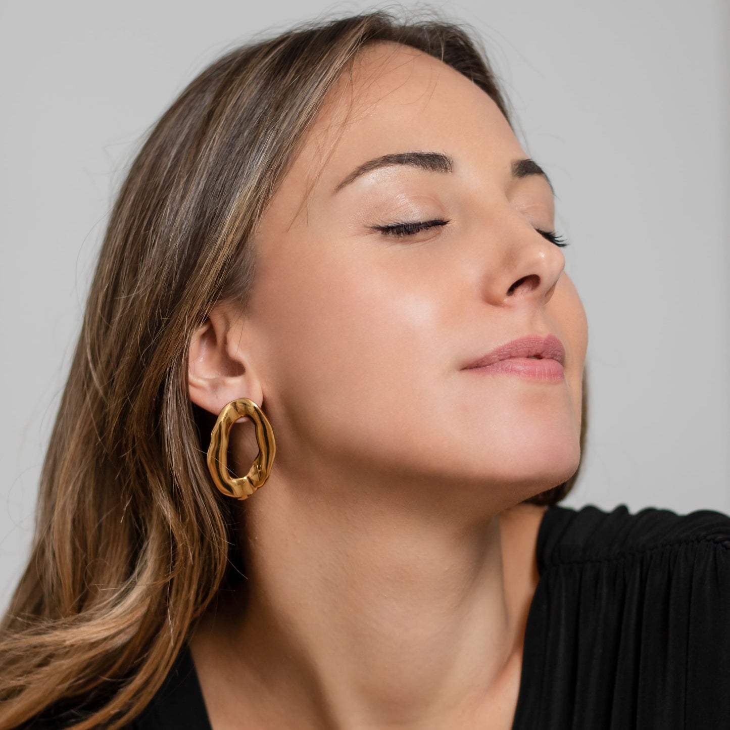 Pendientes Destello Oval