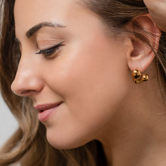 Pendientes Amor Dorado