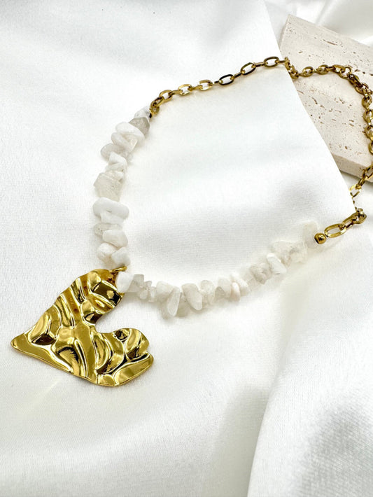 Collar Cuarzo Blanco