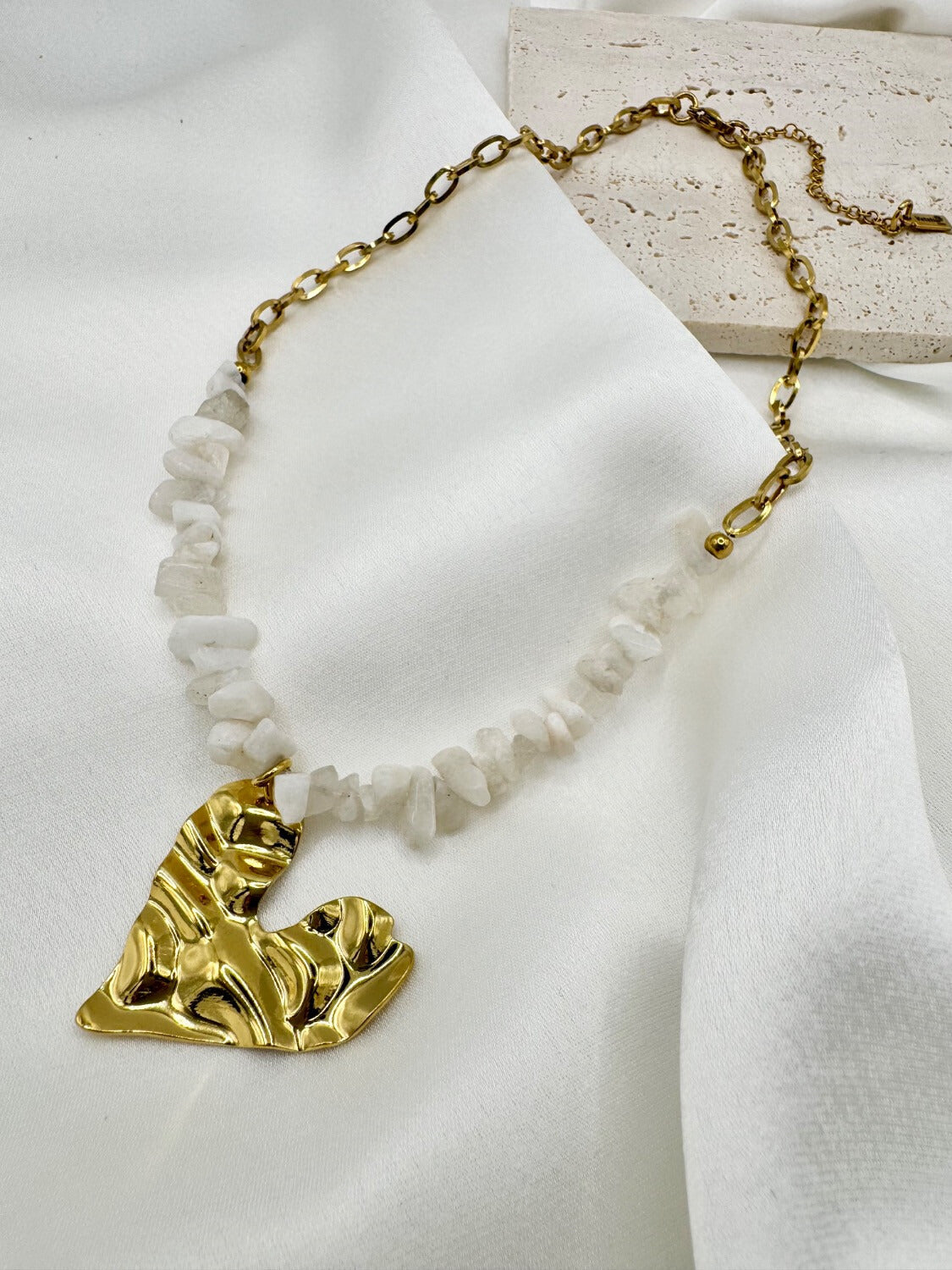 Collar Cuarzo Blanco