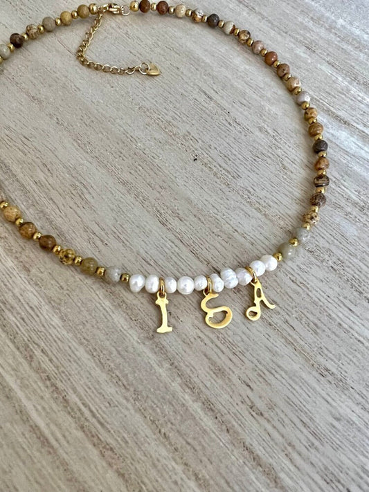 Collar personalizado jaspe