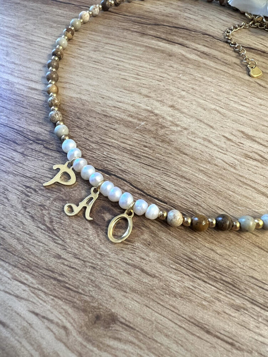 Collar personalizado jaspe