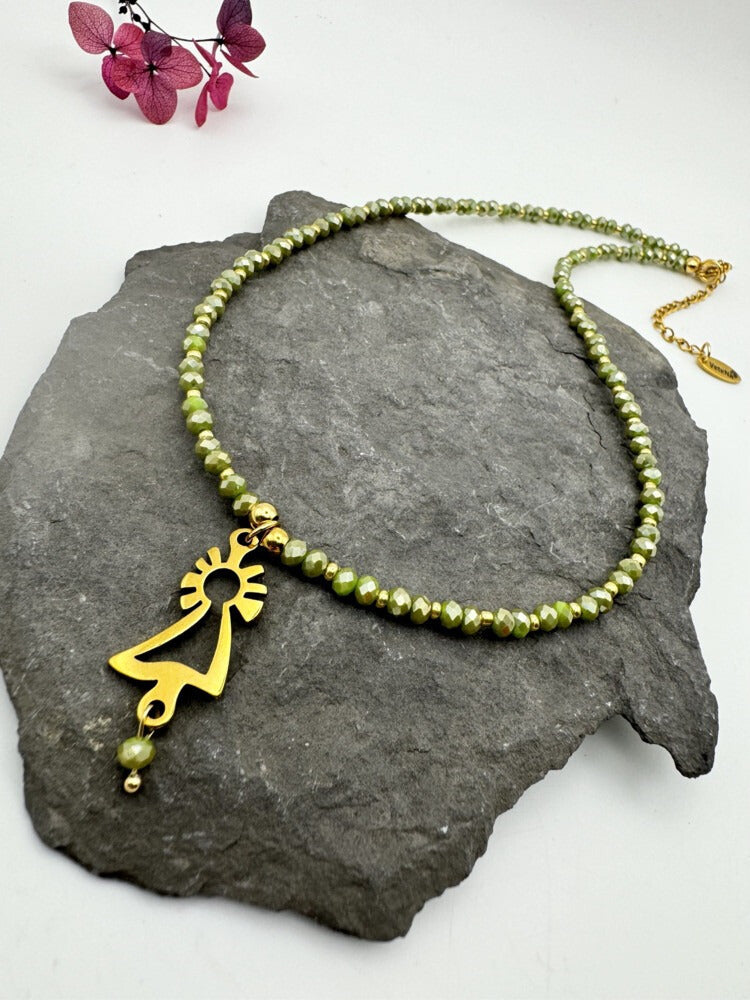 Collar Virgen del Pilar oro