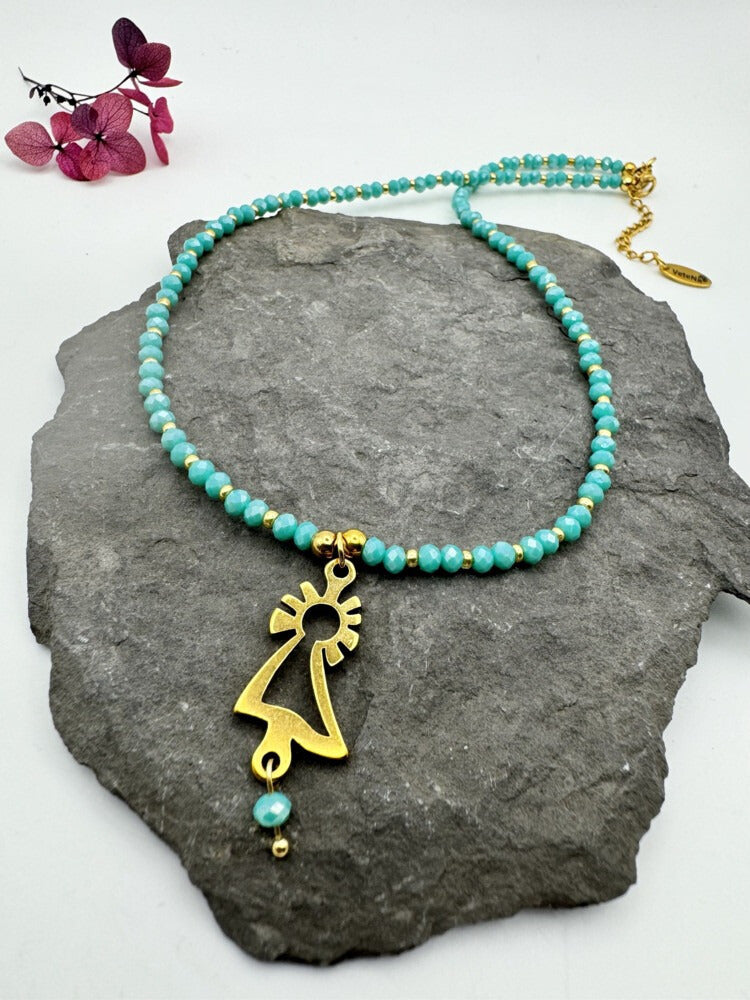 Collar Virgen del Pilar oro