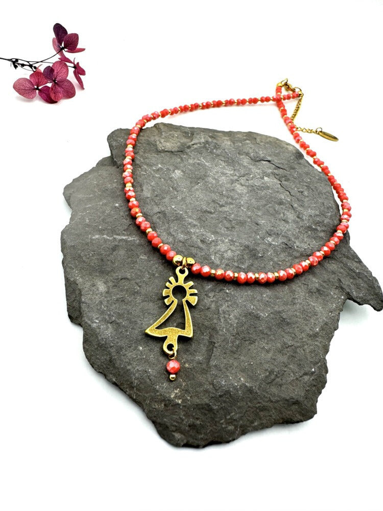 Collar Virgen del Pilar oro