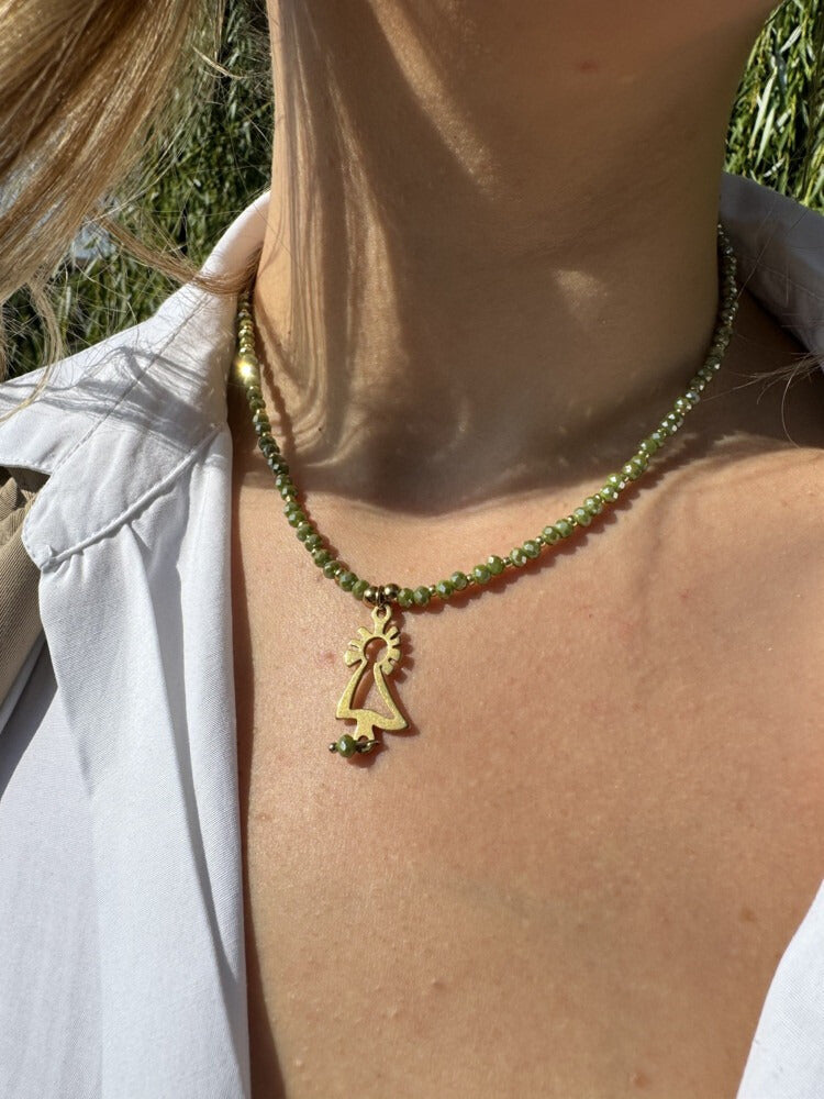 Collar Virgen del Pilar oro