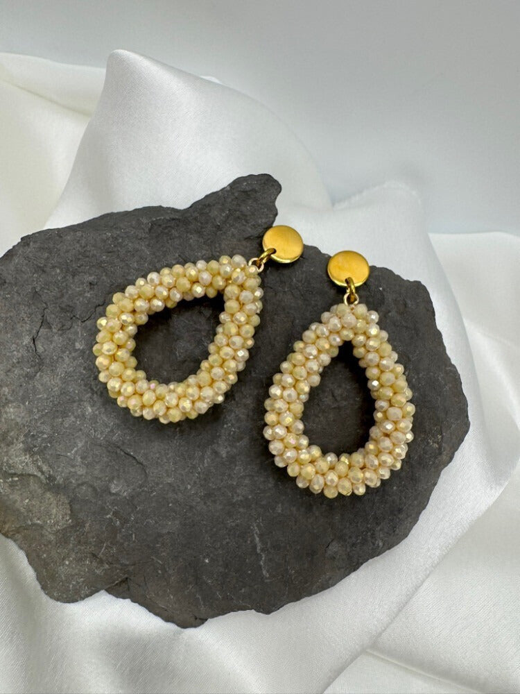 Pendiente Maxi gota cristal