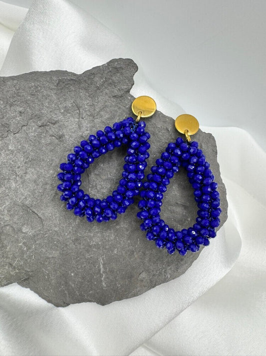 Pendiente Maxi gota cristal