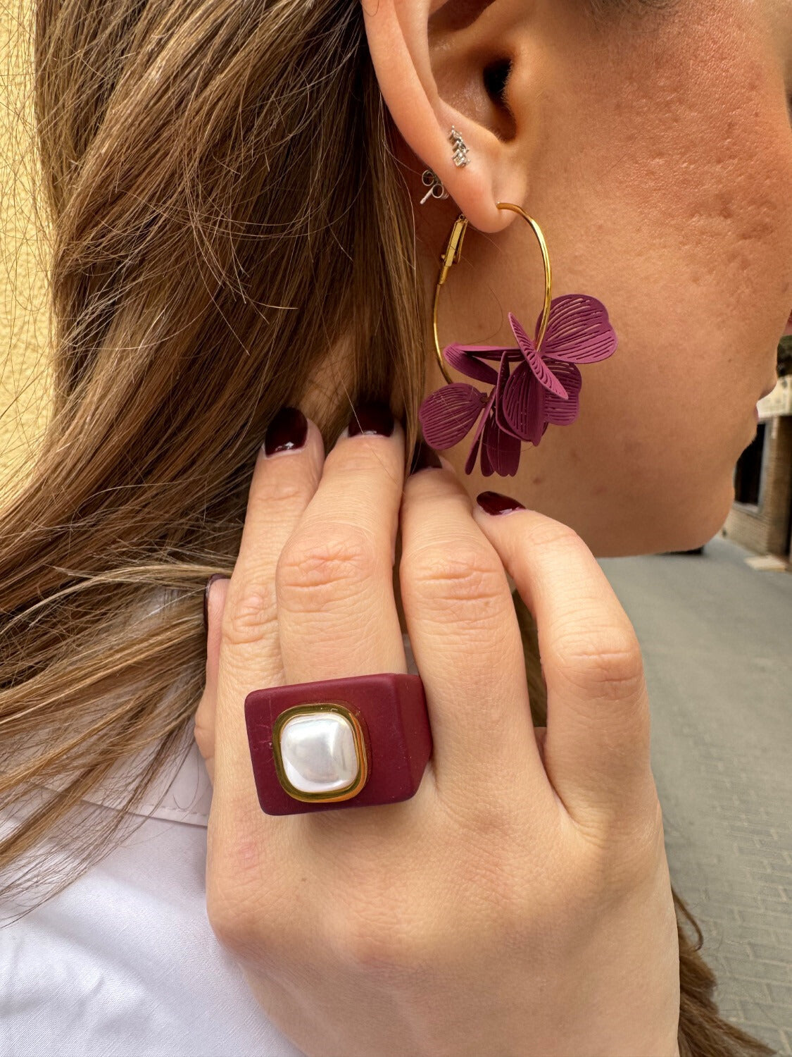 Pendientes Pétalo