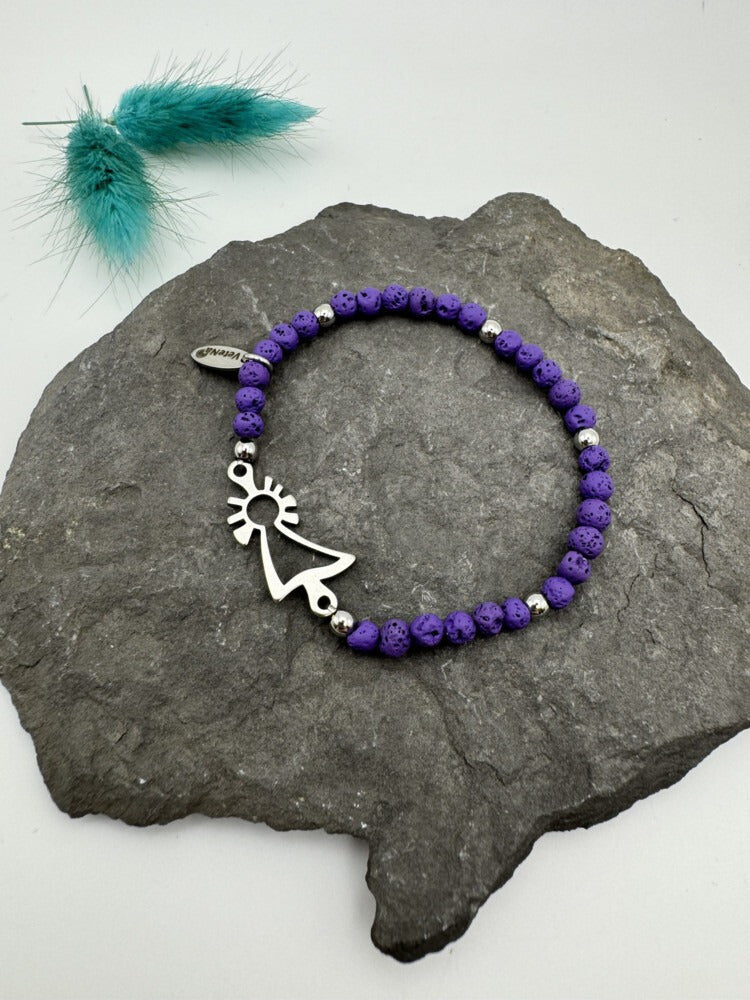 Pulsera Virgen del Pilar acero