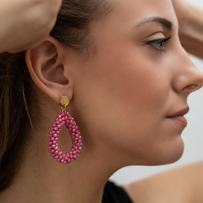 Pendiente Maxigota cristal