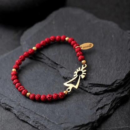 PULSERA VIRGEN DEL PILAR DORADA