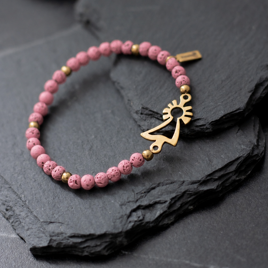 PULSERA VIRGEN DEL PILAR DORADA