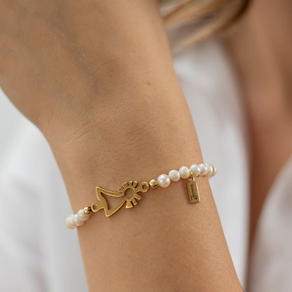 Pulsera Virgen Perlas