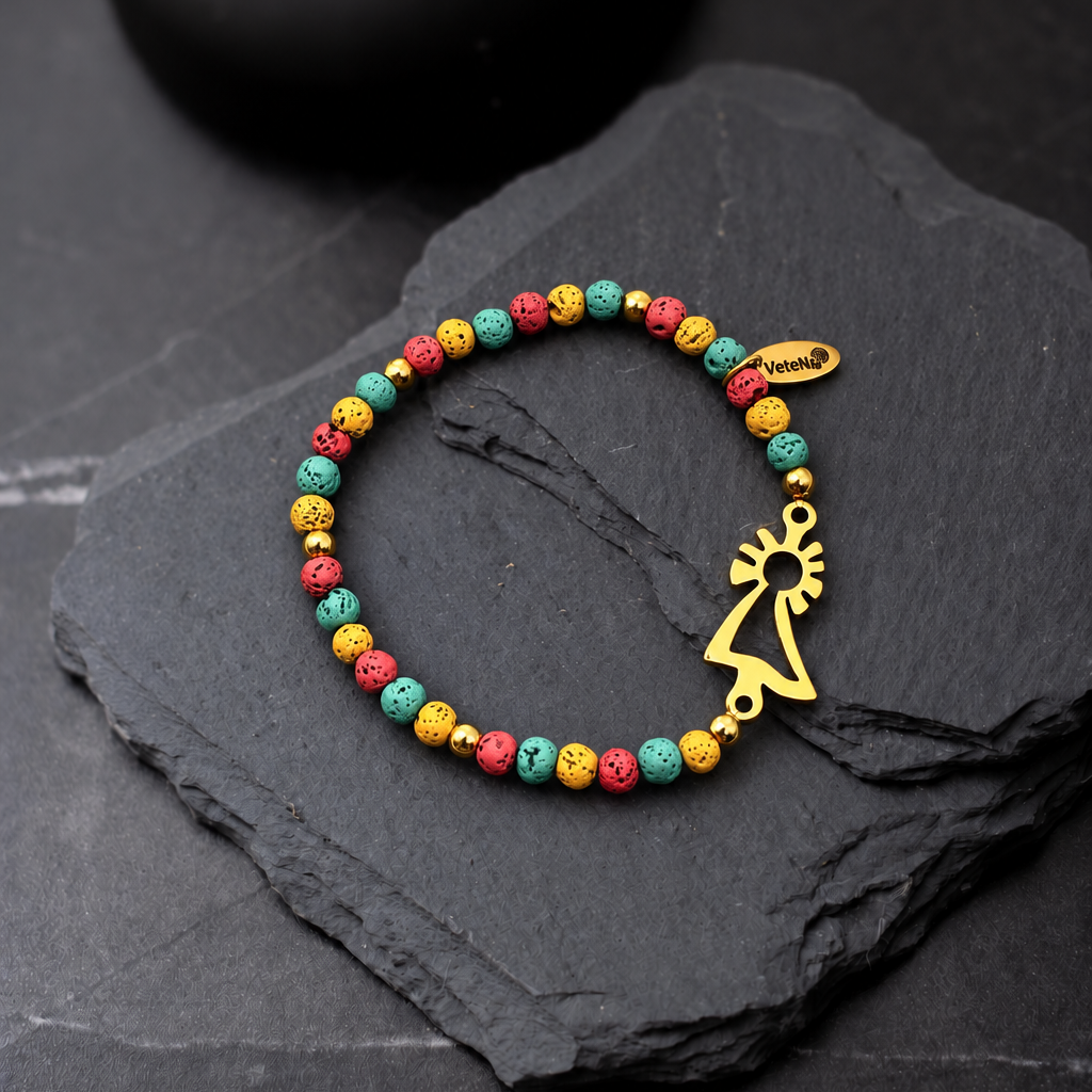 PULSERA VIRGEN DEL PILAR DORADA