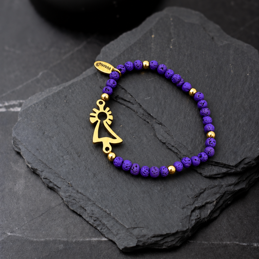 PULSERA VIRGEN DEL PILAR DORADA