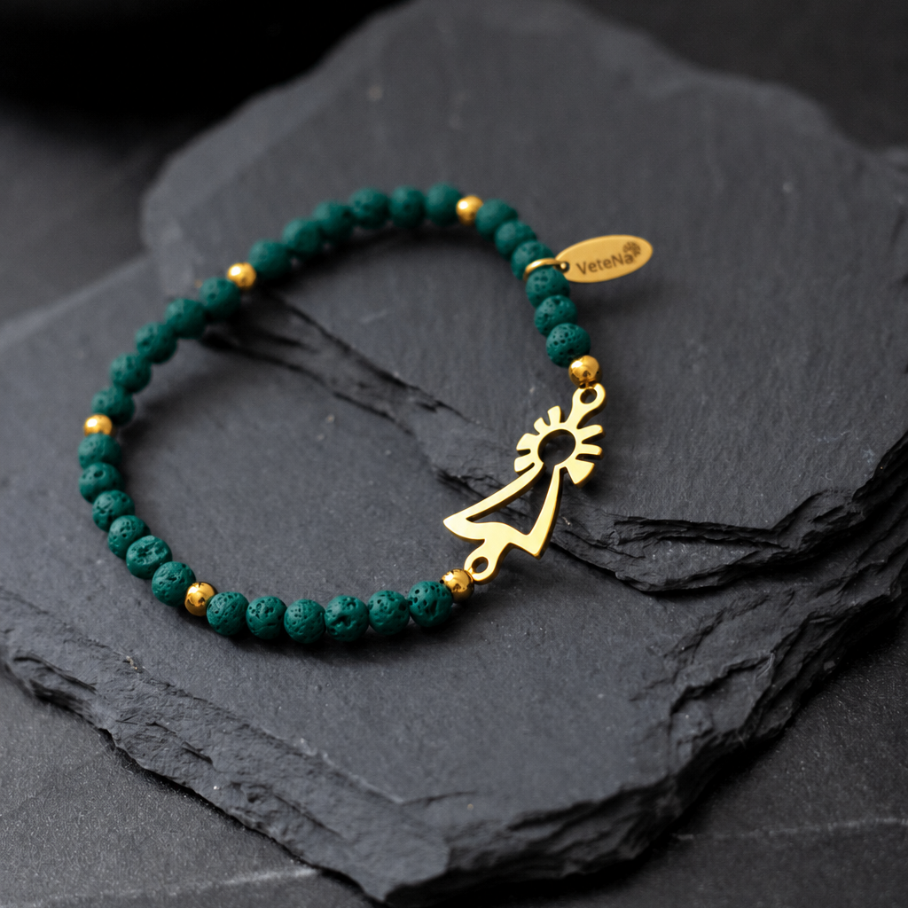 PULSERA VIRGEN DEL PILAR DORADA