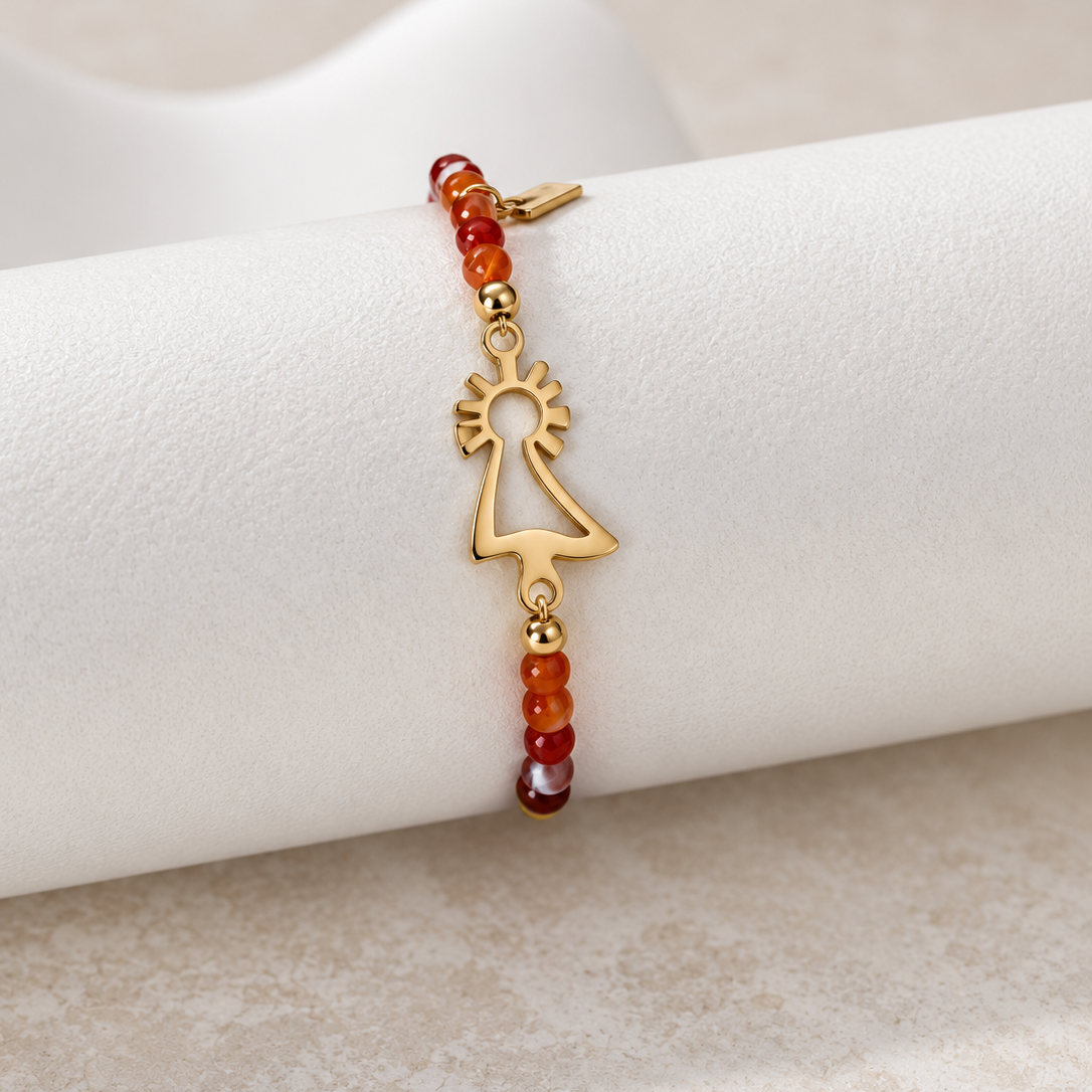 PULSERA VIRGEN DEL PILAR CRISTAL