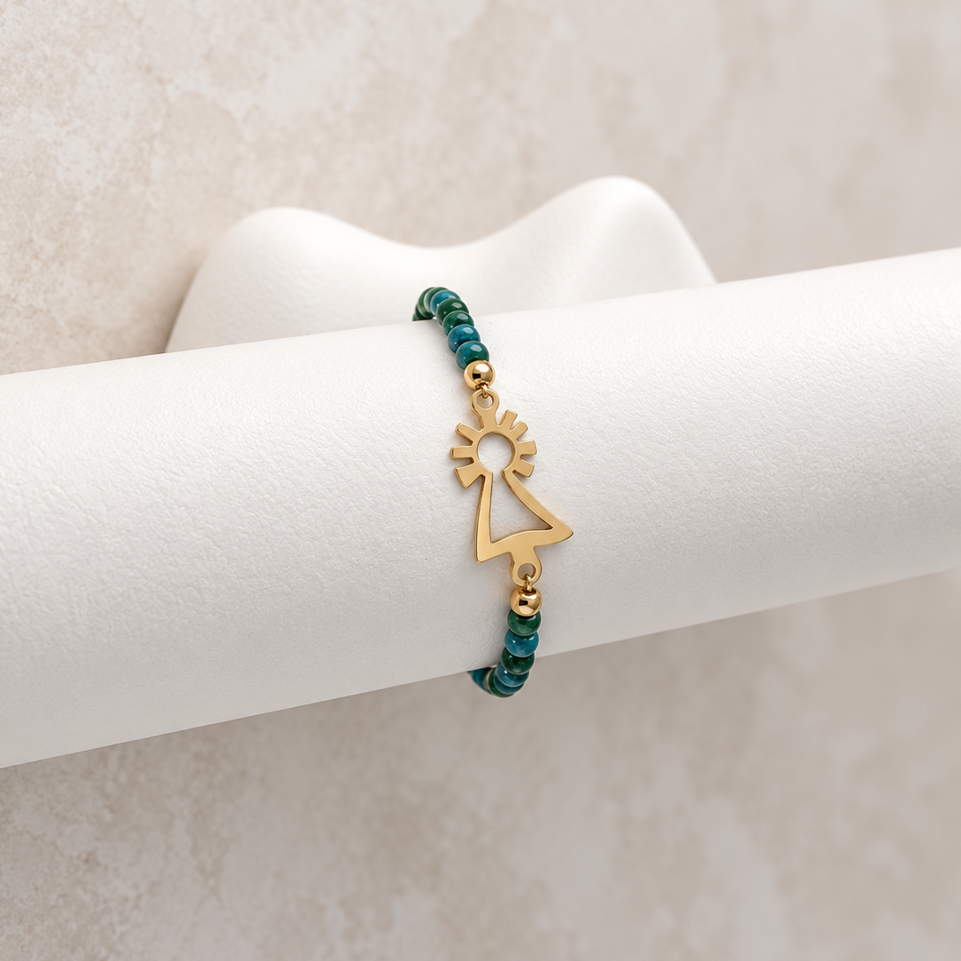 PULSERA VIRGEN DEL PILAR CRISTAL