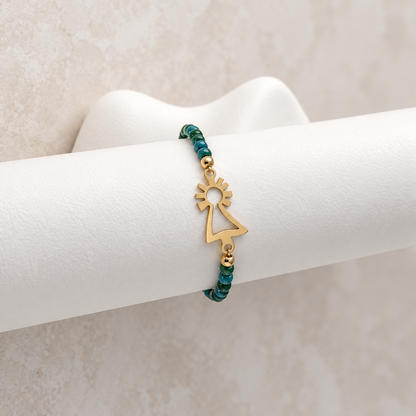 PULSERA VIRGEN DEL PILAR CRISTAL