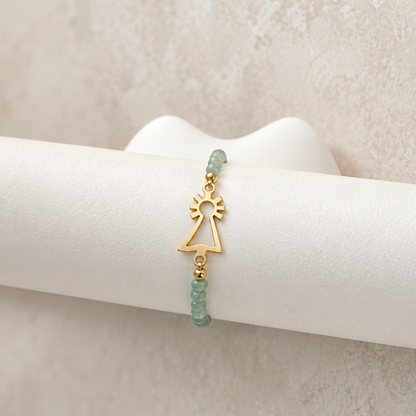 PULSERA VIRGEN DEL PILAR CRISTAL