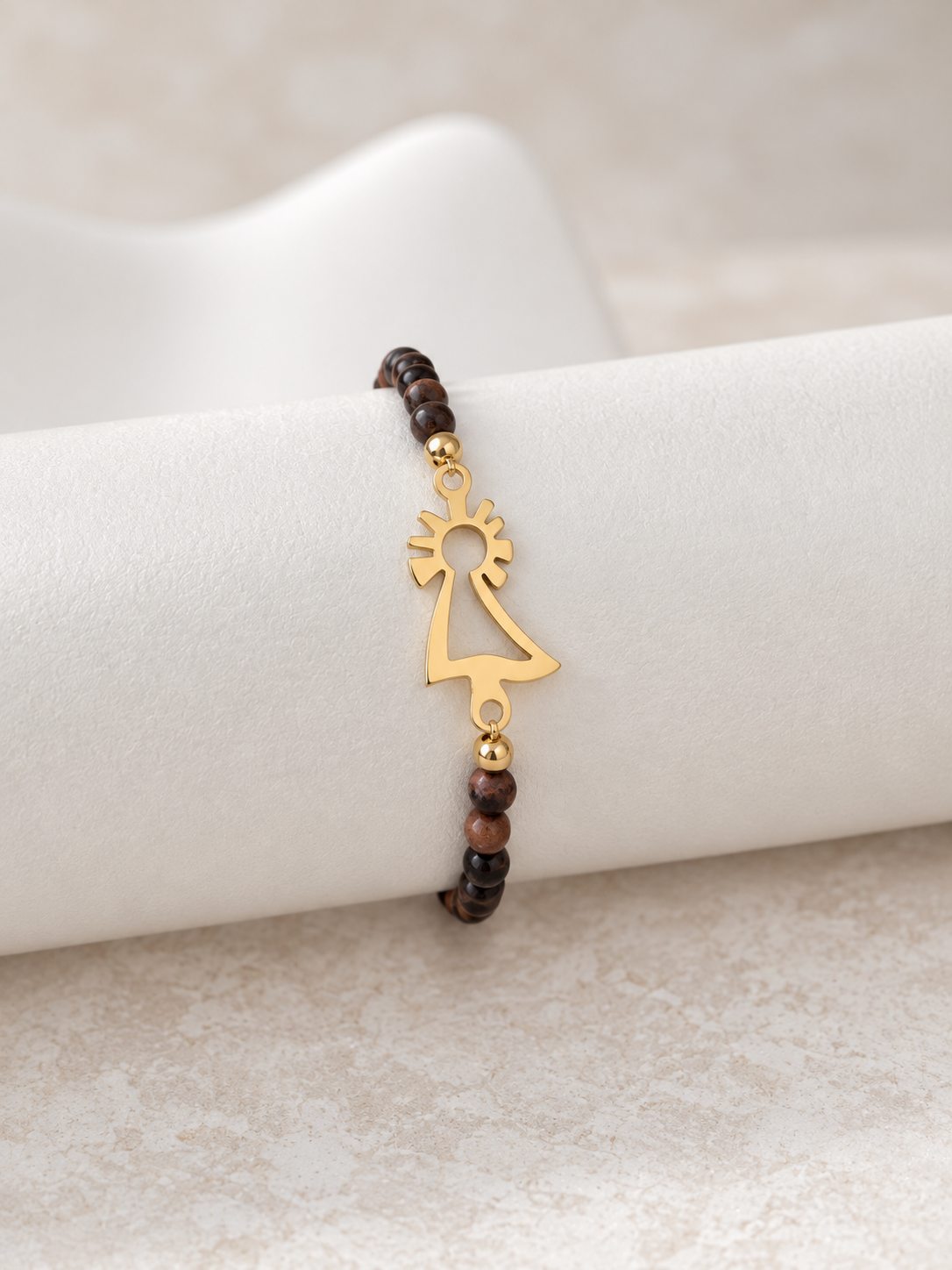 PULSERA VIRGEN DEL PILAR CRISTAL
