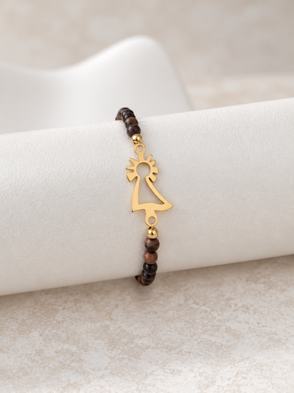 PULSERA VIRGEN DEL PILAR CRISTAL