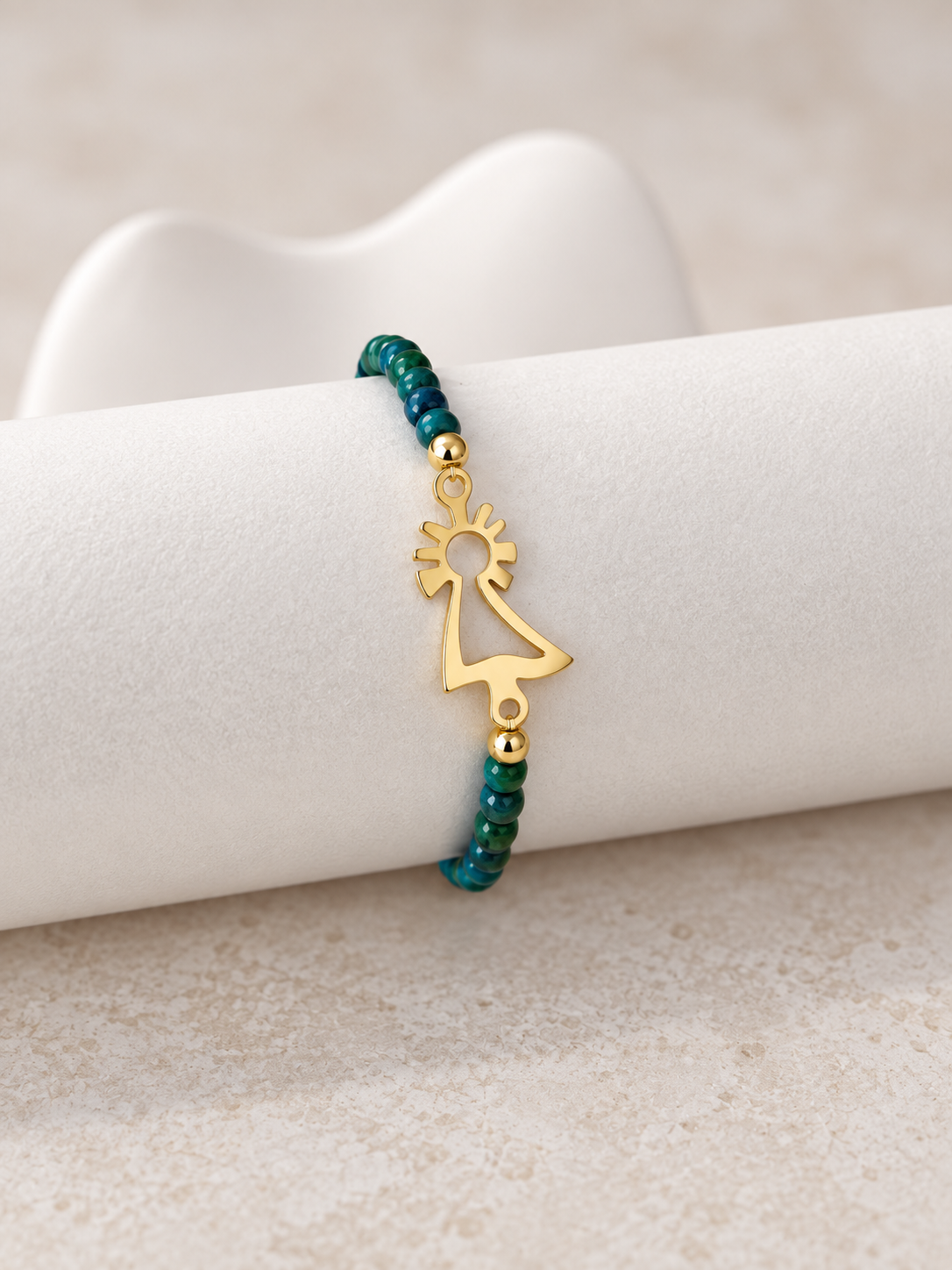 PULSERA VIRGEN DEL PILAR CRISTAL