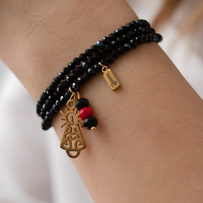 Pulsera Dolce Virgen del Pilar Dorada
