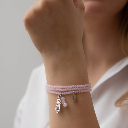 Pulsera Dolce Virgen del Pilar Plateada