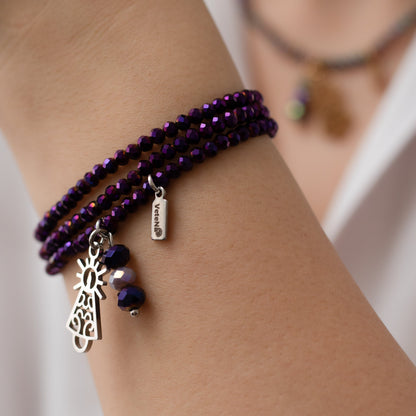 Pulsera Dolce Virgen del Pilar Plateada