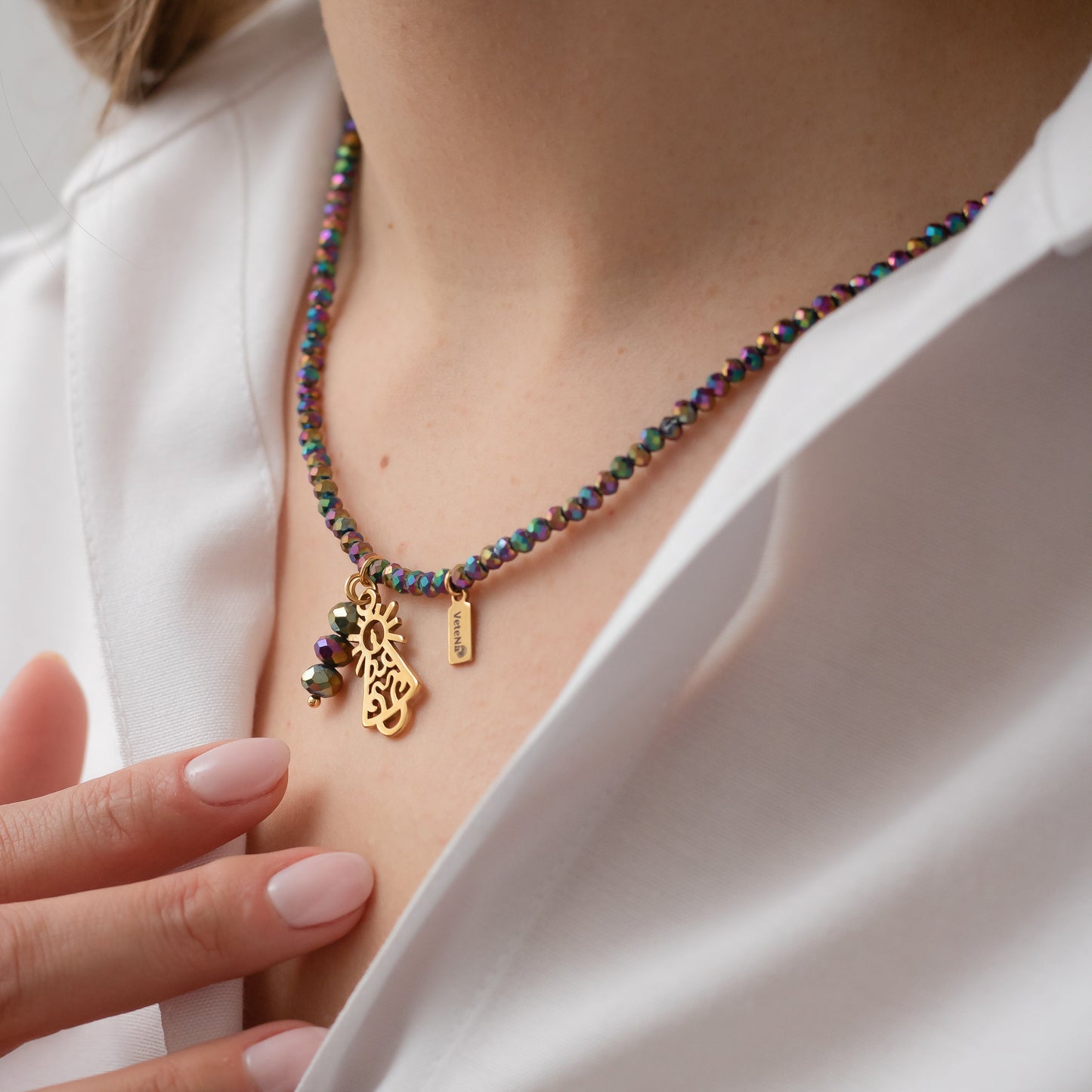 Pulsera Dolce Virgen del Pilar Dorada